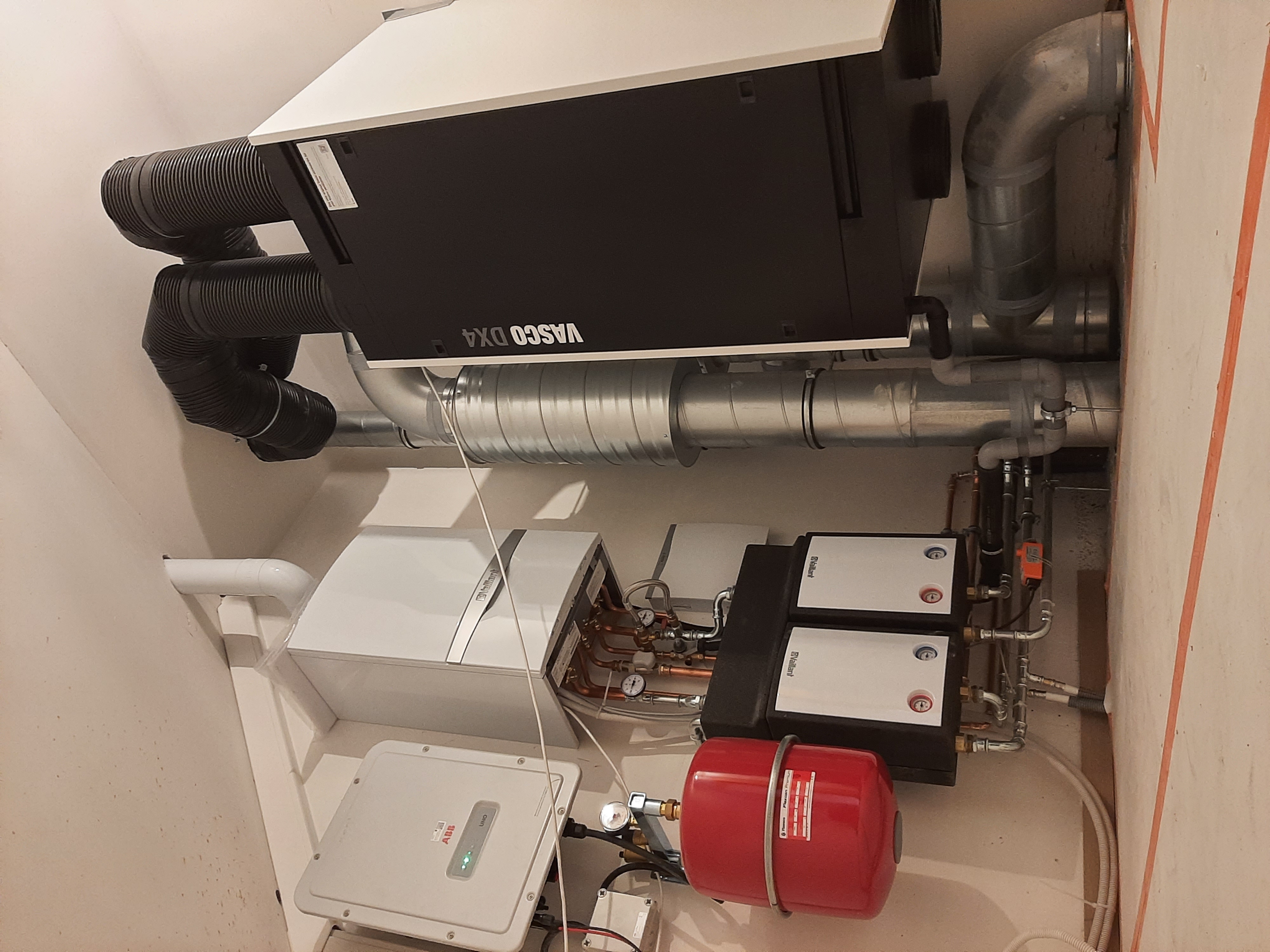 Ketelplaatsing en D-ventilatiesysteem