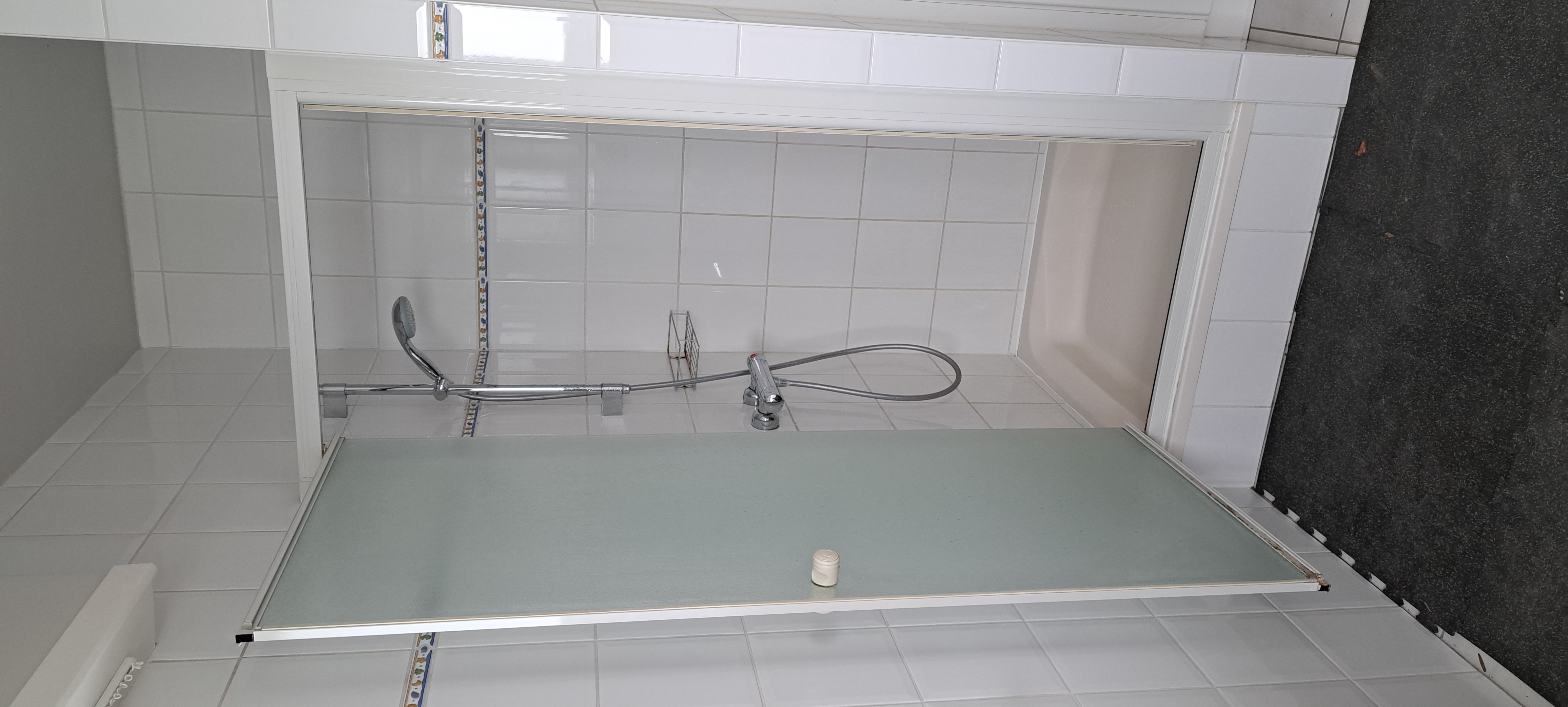 Voor sanitaire renovatie